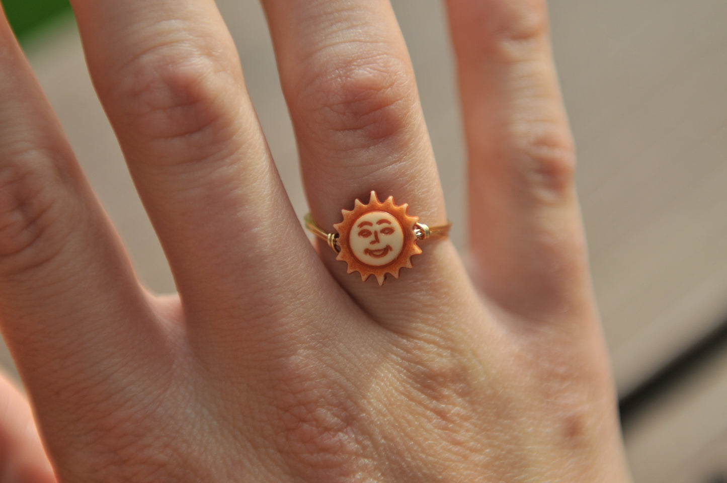 sun wire ring