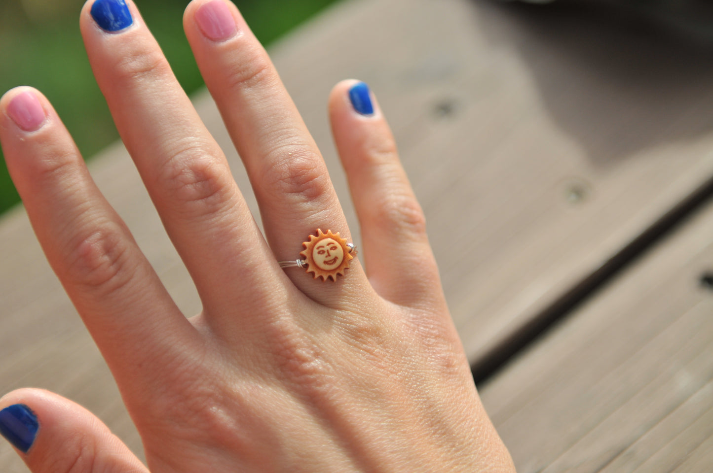 sun wire ring