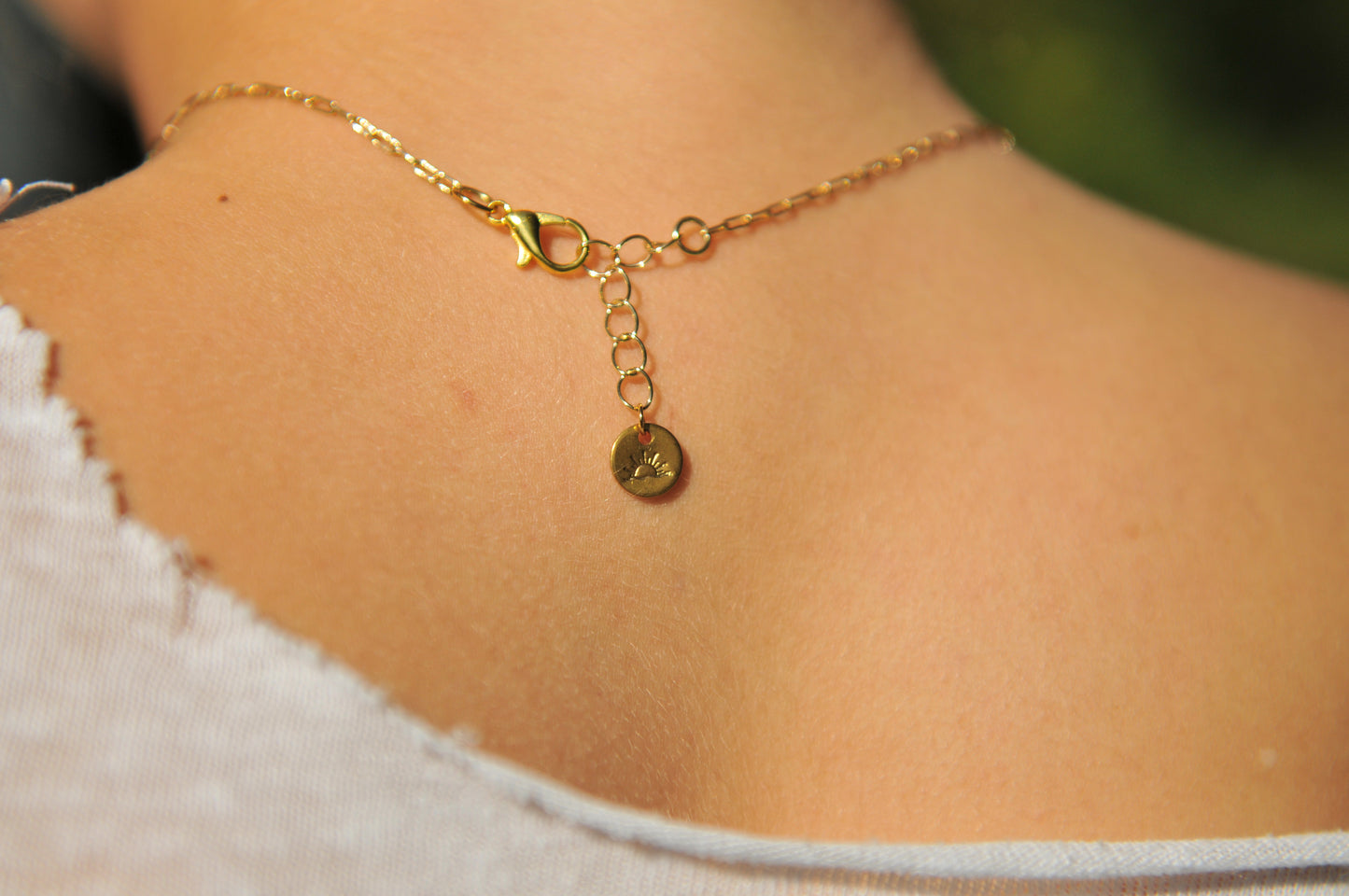 moon charm necklace