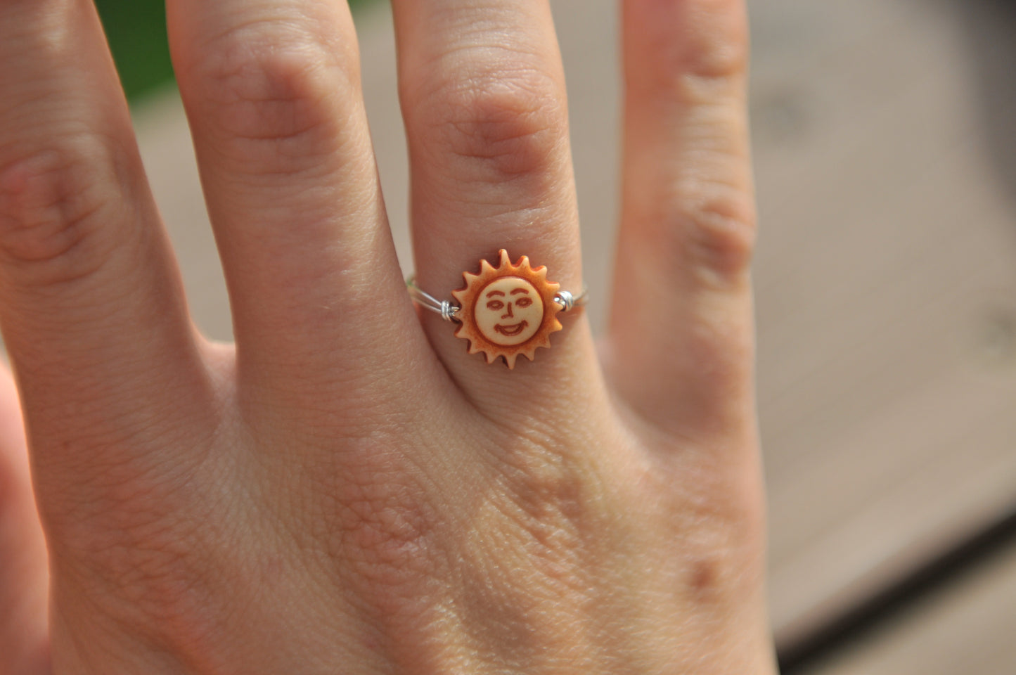 sun wire ring