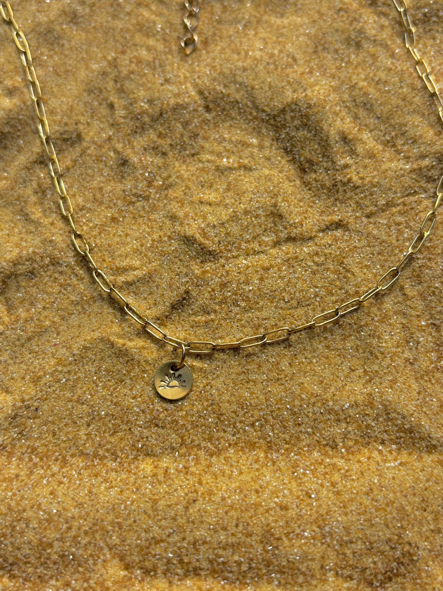 sun pendant necklace