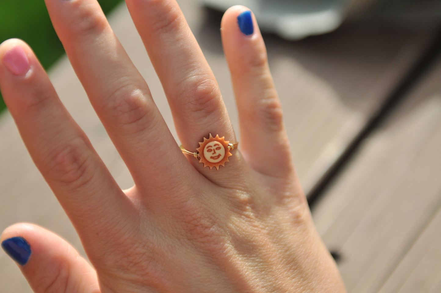 sun wire ring