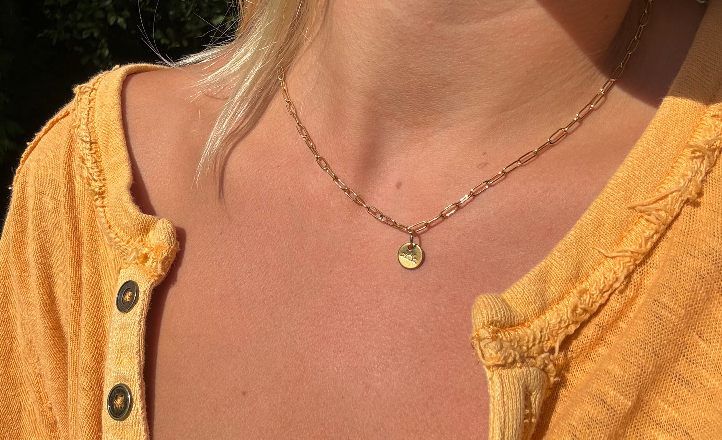 sun pendant necklace